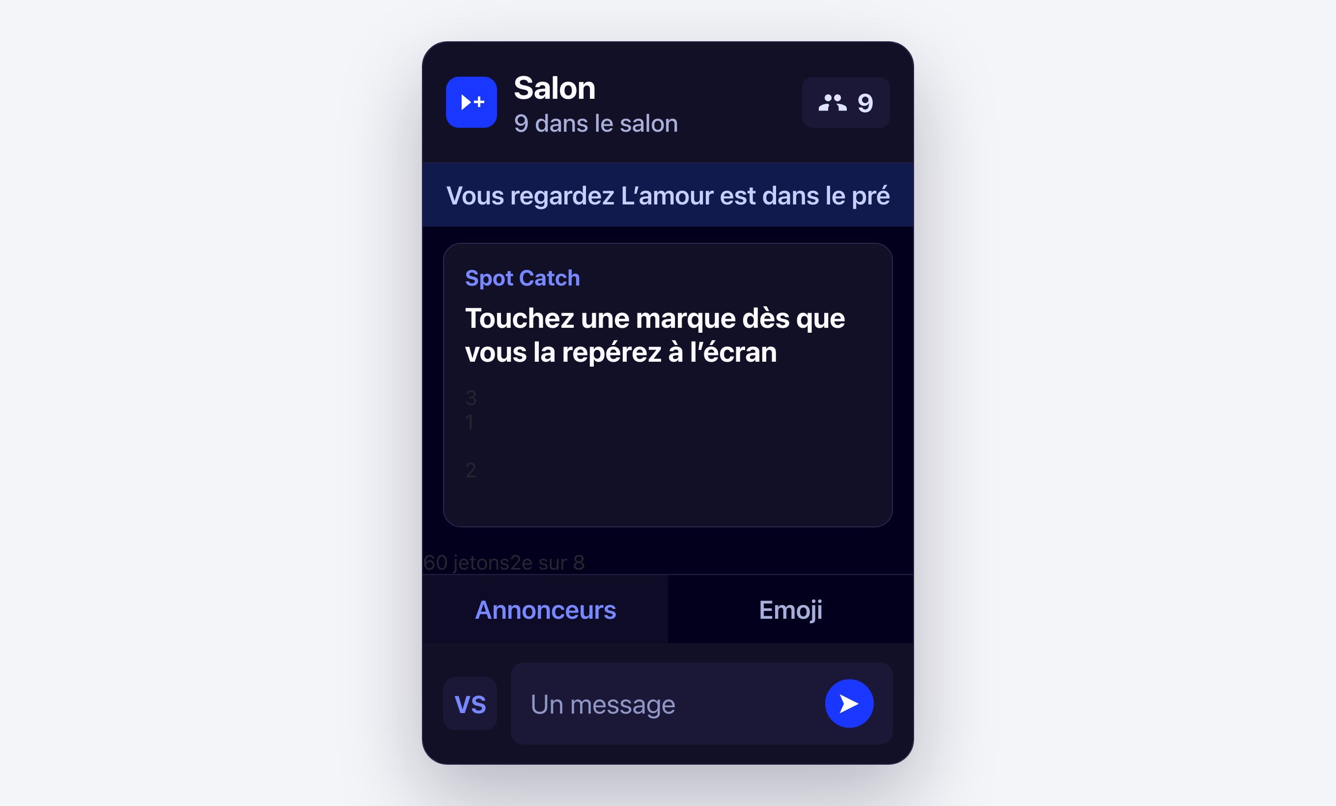 Les marques proposées pendant les coupures de L’amour est dans le pré